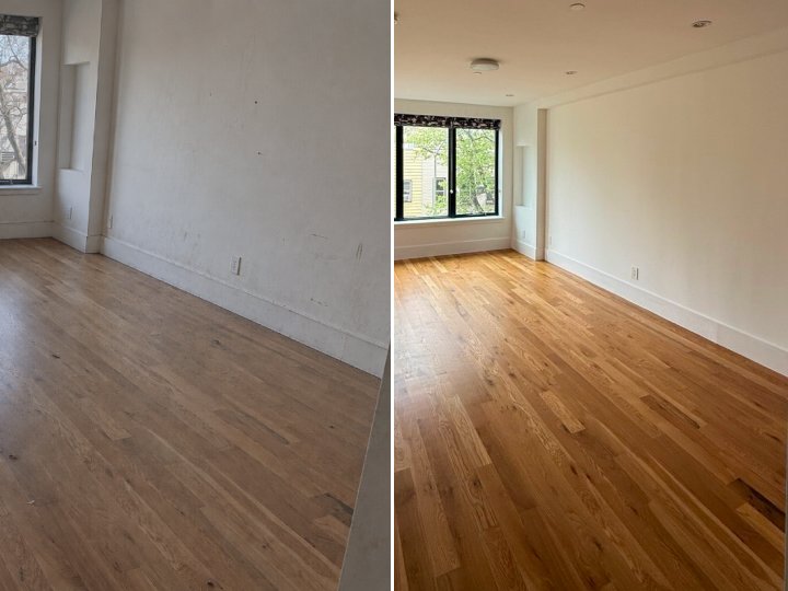 Before and after apartment turnover Brooklyn